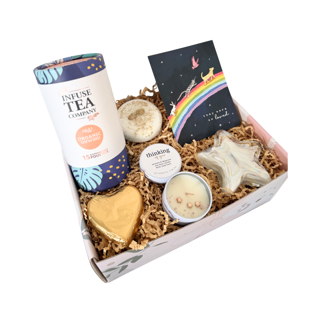 Rainbow Bridge Pet Loss Sympathy Gift Box | Grief Gifts Australia 