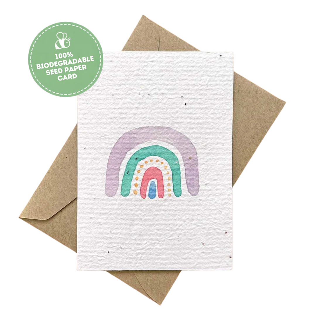Rainbow Plantable Gift Card | Grief Gifts Australia 