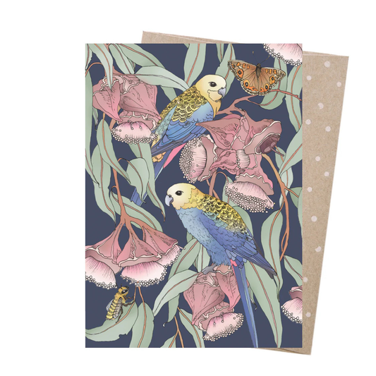 Rosellas Amongst the Mallee Gift Card | Grief Gifts Australia