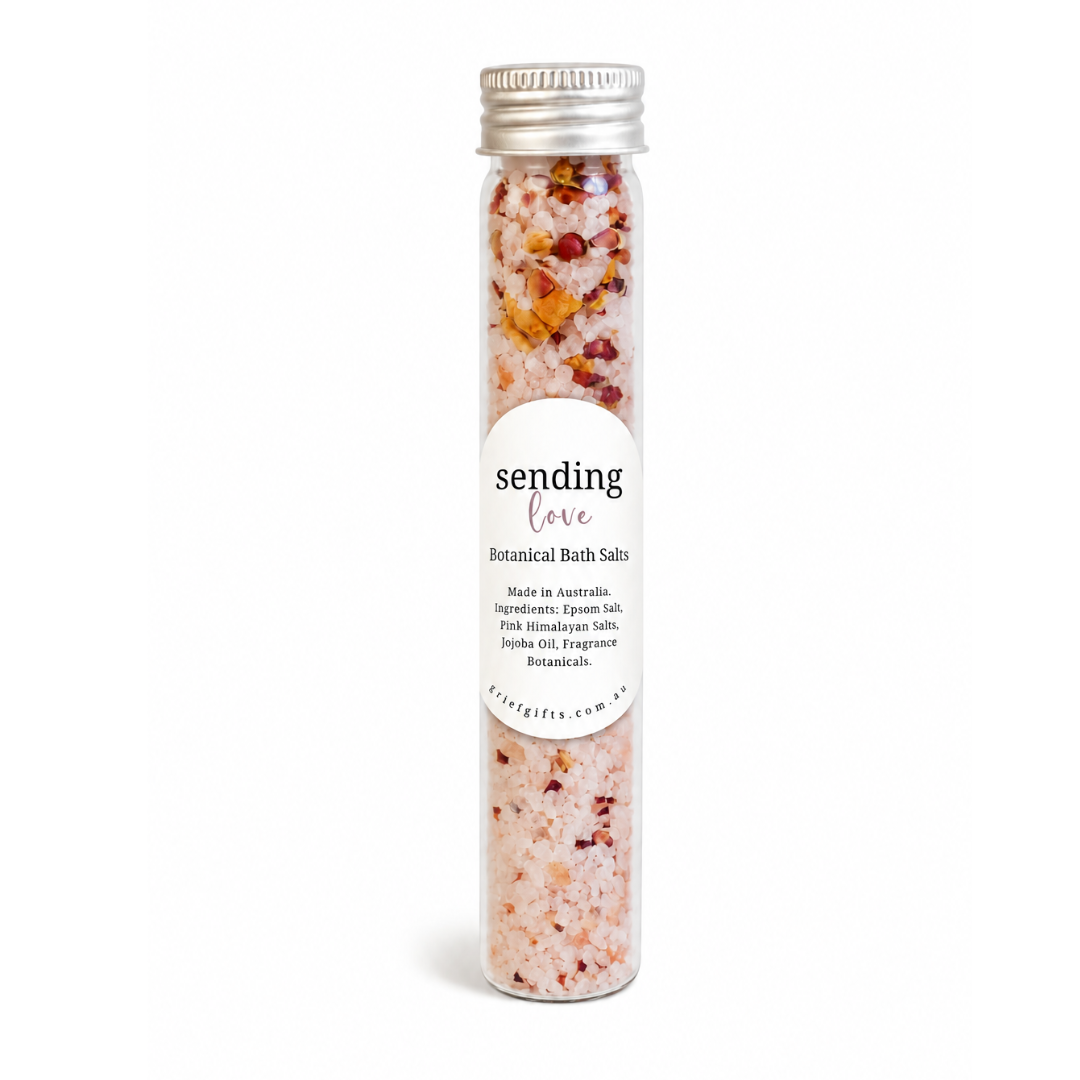 Sending Love Botanical Bath Salts | Grief Gifts Australia