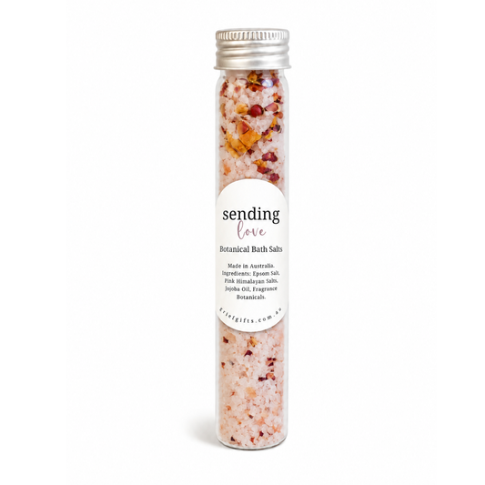 Sending Love Botanical Bath Salts | Grief Gifts Australia