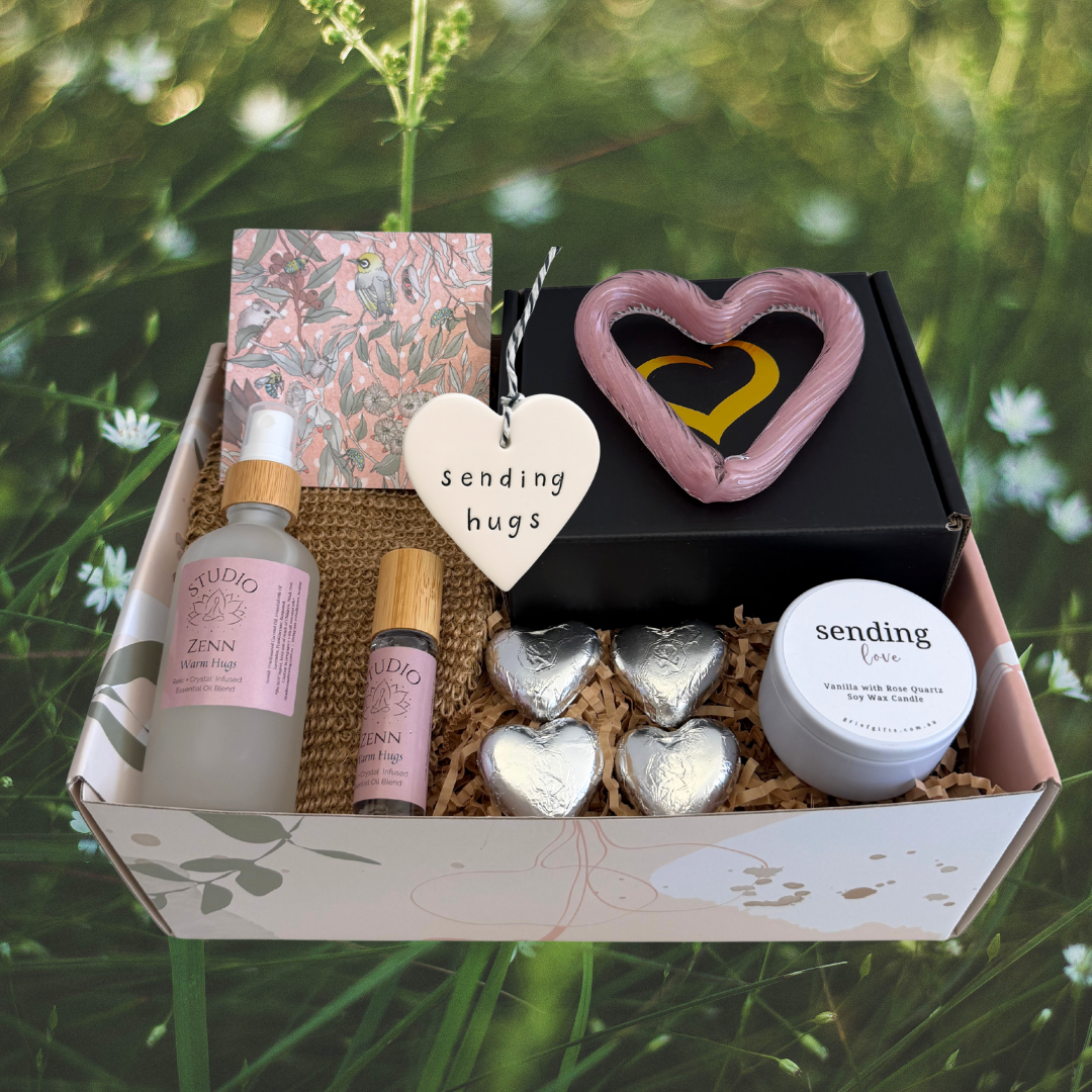 Sending Love and Hugs Sympathy Gift Box | Grief Gifts Perth 