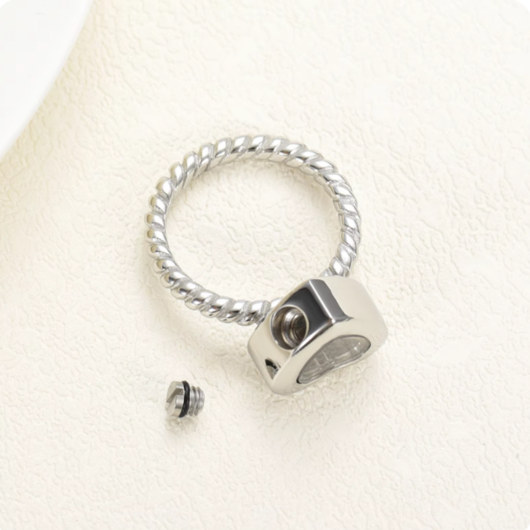Silver Ashes Keepsake Ring Perth