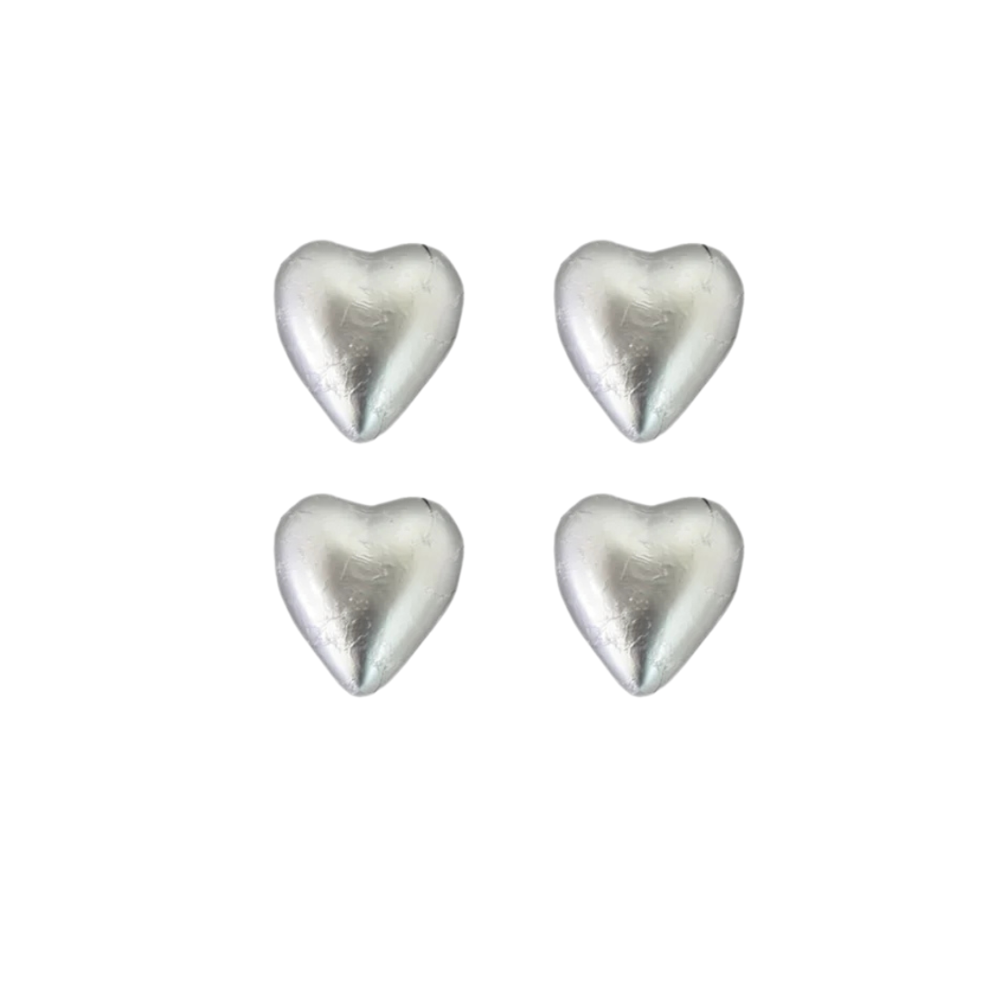 Silver Chocolate Hearts | Grief Gifts Australia 