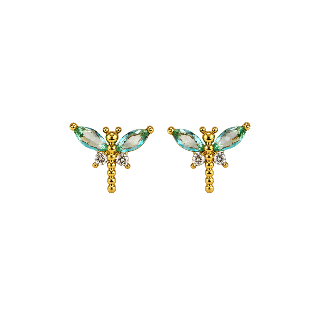 Sterling Silver Dragonfly Earrings - A gentle reminder that love is always near | Grief Gifts Australia