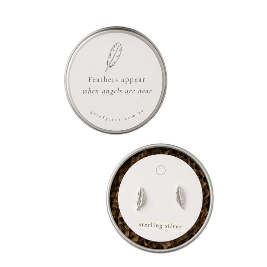 Sterling Silver Feather Earrings - Feathers Appear When Angels Are Near