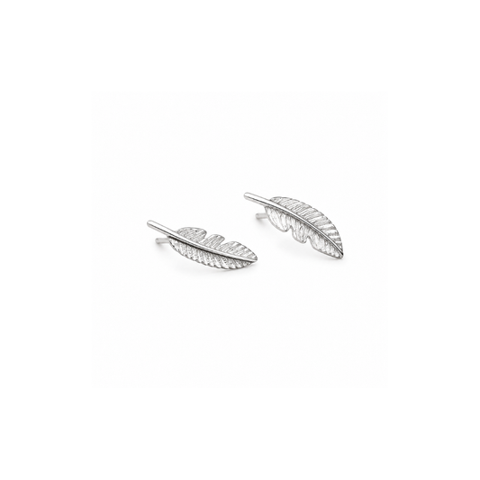 Sterling Silver Feather Earrings - Feathers Appear When Angels Are Near | Grief Gifts Australia