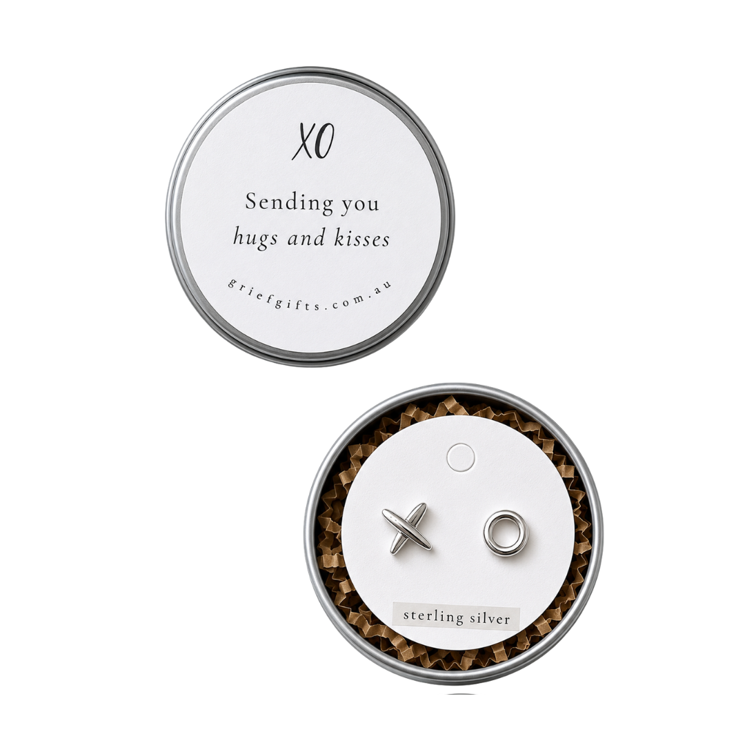 Sterling Silver XO Earrings - Sending You Hugs and Kisses