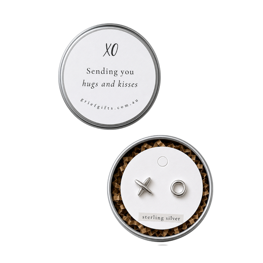 Sterling Silver XO Earrings - Sending You Hugs and Kisses