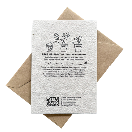 Such Friends Never Leave our Hearts - Plantable Pet Sympathy Gift Card | Grief Gifts Australia  | Pet Loss Gifts