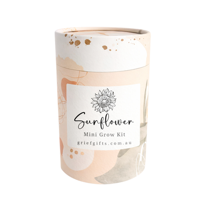 Sunflower Mini Grow Kit - Floral  | Grief Gifts Australia | Alternative to Sympathy Flowers
