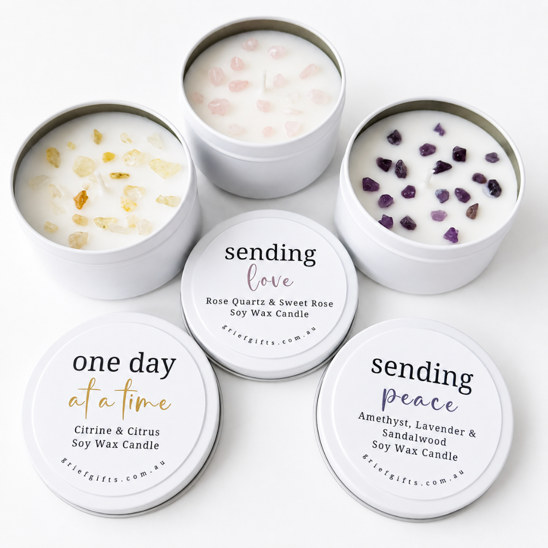 Sympathy Soy Wax Candle | Grief Gifts Australia | Alternative to Sympathy Flowers