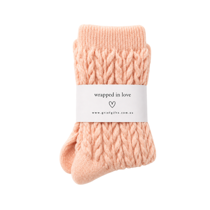 Tender Comfort Socks Pink | Grief Gifts Australia