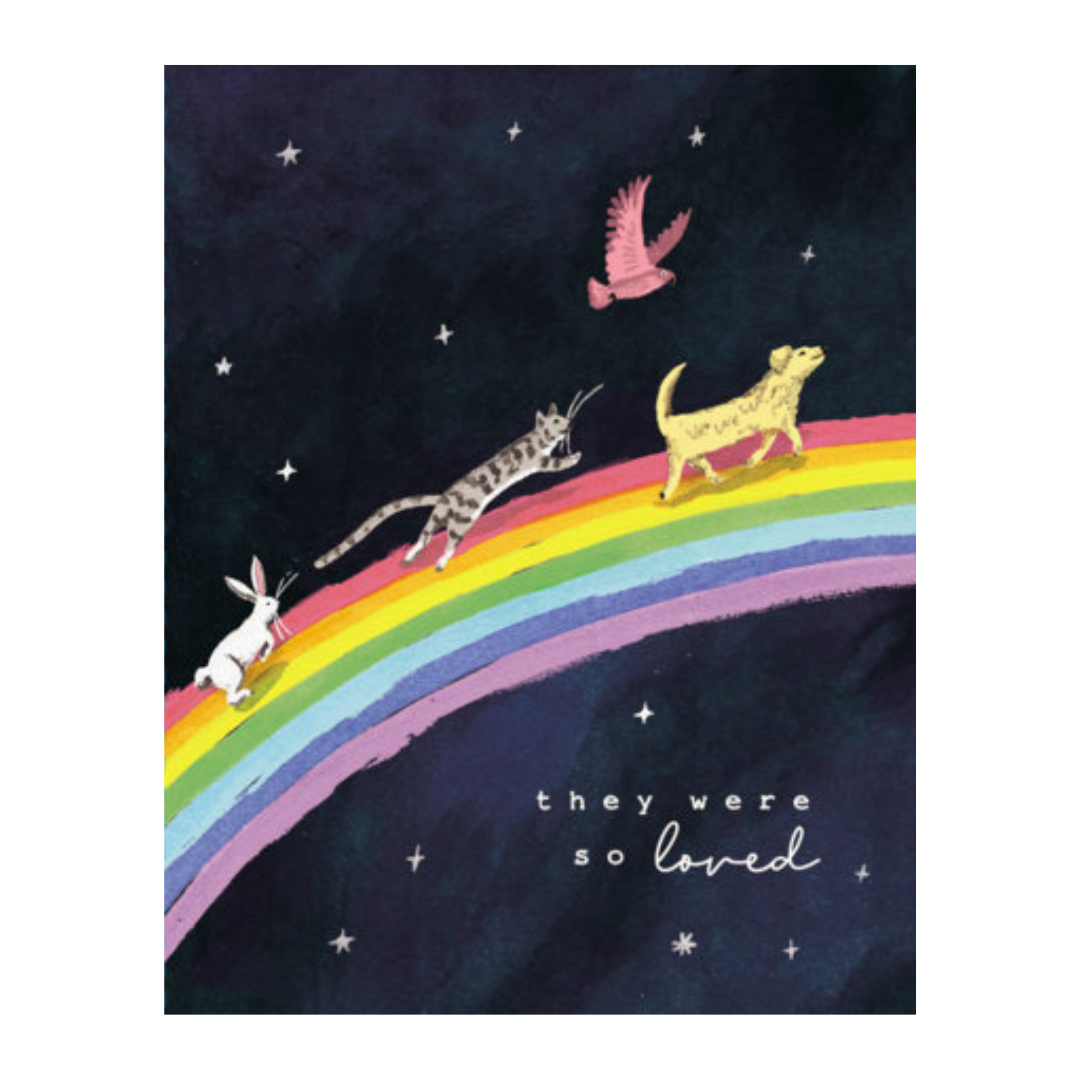 They Were So Loved - Pet Sympathy Gift Card