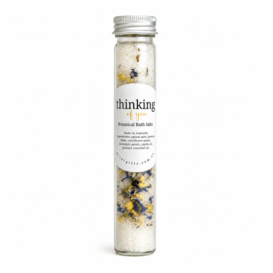 Thinking of You Botanical Bath Salt Tube | Grief Gifts Australia