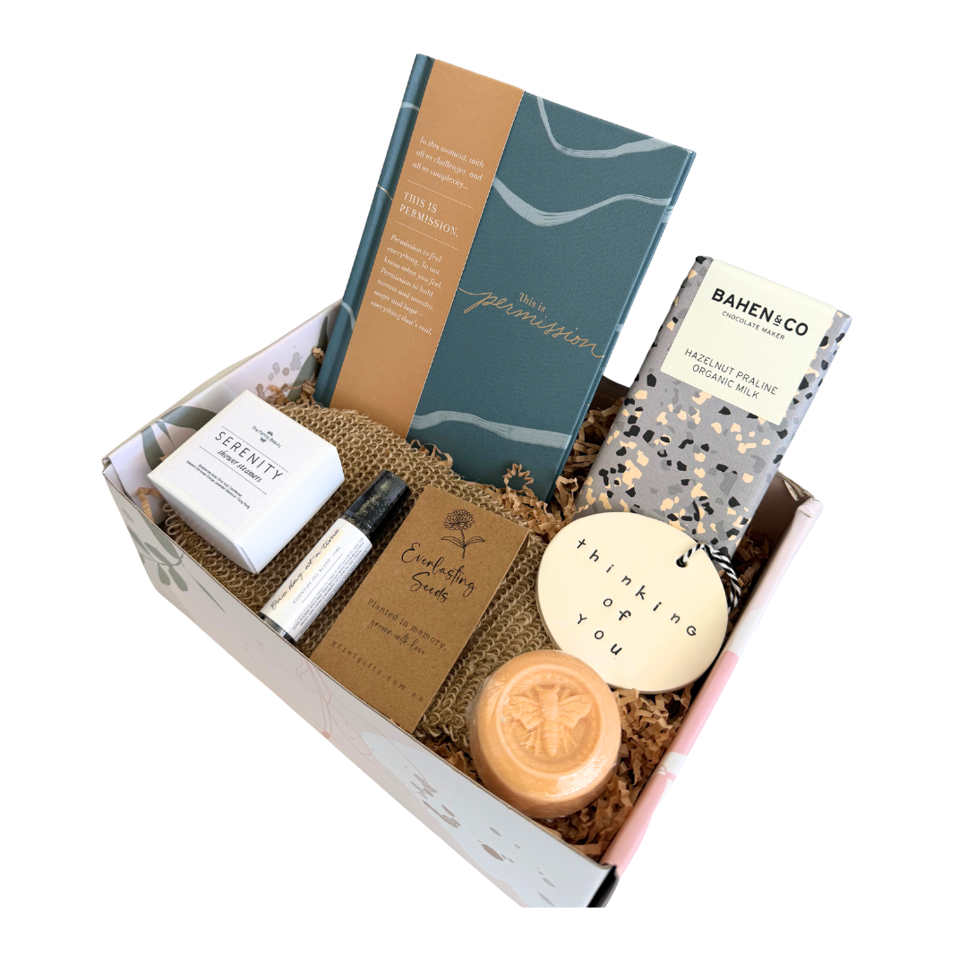 This is Permission Sympathy Gift Box | Sympathy Gift Box Delivered Australia | Grief Gifts 