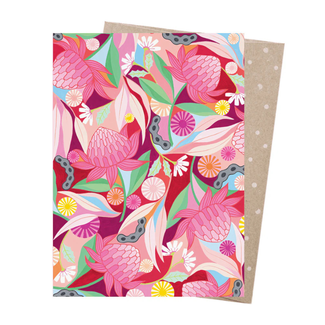 Waratah Whirl Sympathy Gift Card | Grief Gifts Australia 