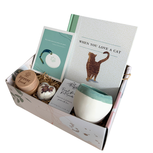 When You Love a Cat Sympathy Gift Box | Cat Sympathy Gift Australia | Grief Gifts Perth