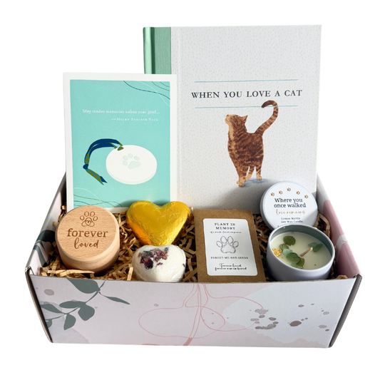 When You Love a Cat Sympathy Gift Box | Curated Cat Loss Gift | Grief Gifts Australia 