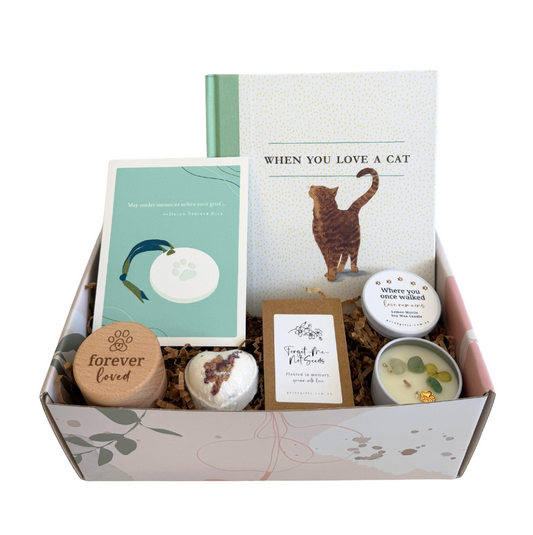 When You Love a Cat Sympathy Gift Box | Grief Gifts Delivered Australia 