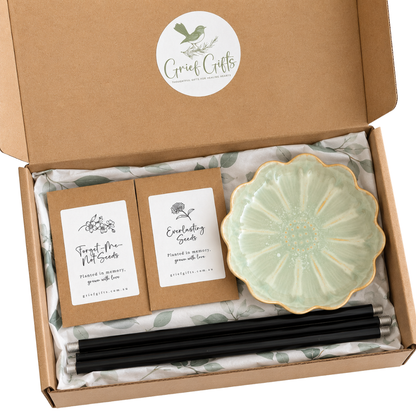Bee & Bird Ceramic Flower Kit - Green