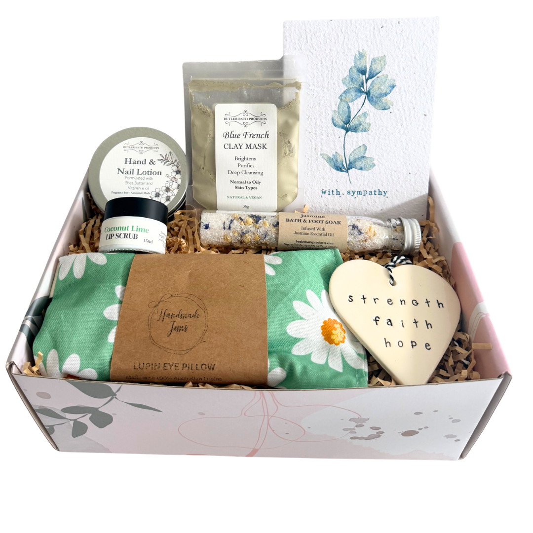 With Strength Sympathy Gift Box | Australian Made Sympathy Gifts 