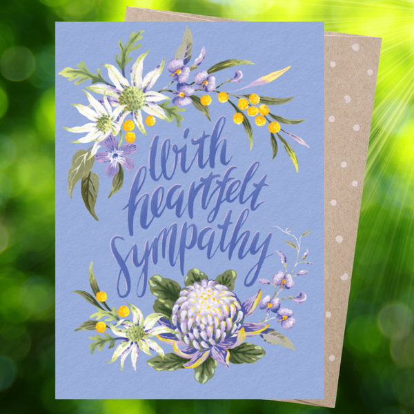 With Heartfelt Sympathy Card Perth | Grief Gifts Perth | Send a ...