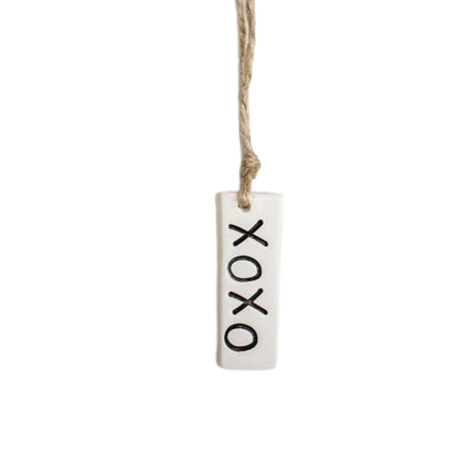 XOXO Ceramic Tag | Grief Gifts Australia