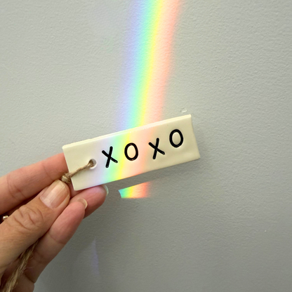 XOXO Ceramic Tag | Sympathy Gifts Australia